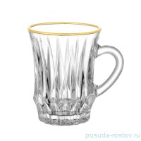 Набор кружек 210 мл 6 шт &quot;Даймонд /Отводка золото&quot; / 350896