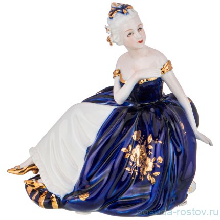Статуэтка 15 см &quot;Blau weiss /Дама&quot; / 225541