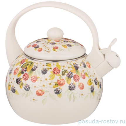Чайник 2,2 л эмалированный со свистком &quot;ежевика&quot; / 270673