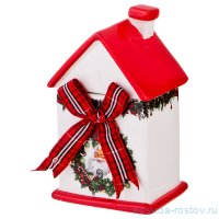 Банка для сыпучих продуктов 250 мл &quot;Рождественское чудо /Домик&quot;  / 186274
