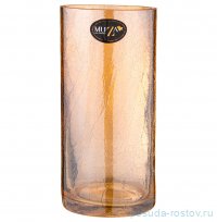 Ваза для цветов 12 х 25 см &quot;Cracle amber&quot; / 312844
