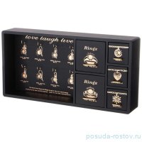 Шкатулка для украшений 40 х 8 х 20,5 см &quot;Love laugh live&quot; / 353501