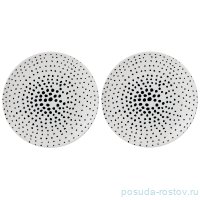 Набор тарелок 20,5 см 2 шт белые &quot;fashion queen&quot; / 190525