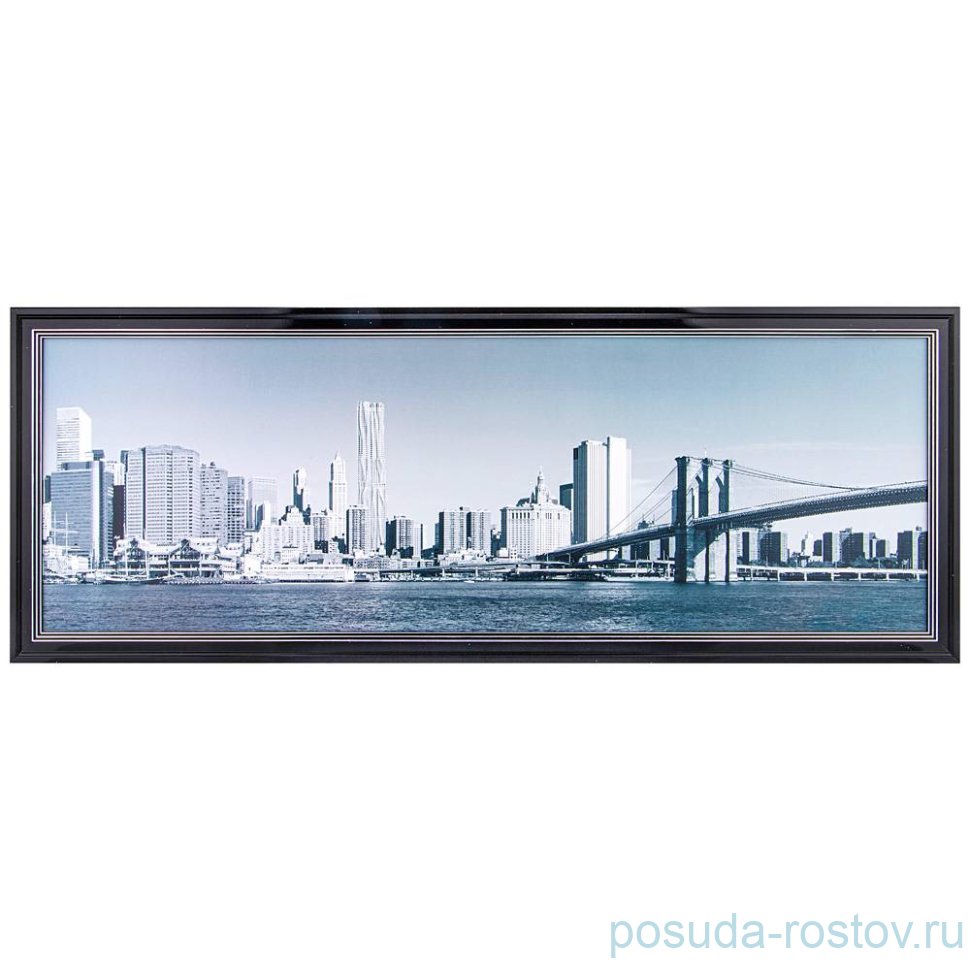 Фотопостер 30 х 90 см /рамка черный лак с серебром / 275086