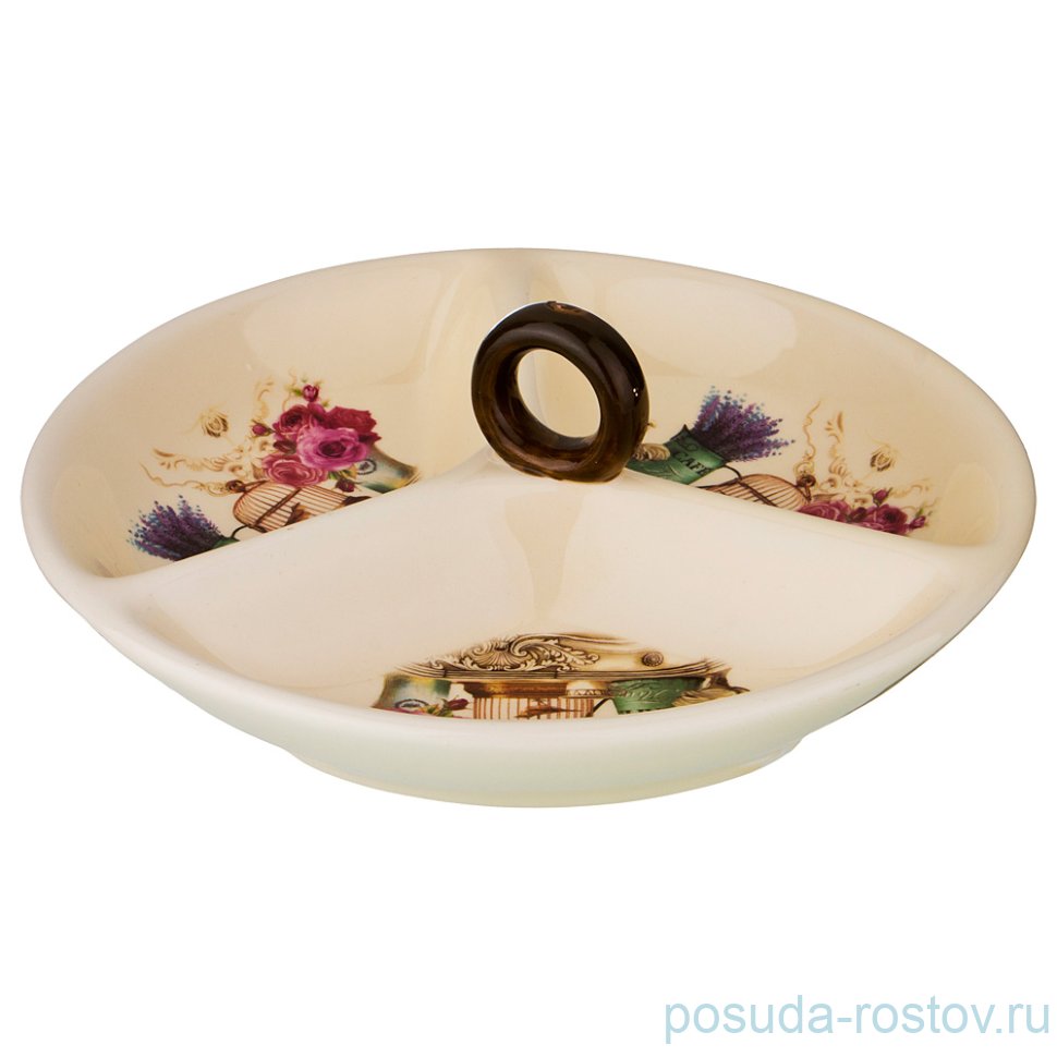 Менажница 22 х 7,5 см с ручкой "Флоренция" / 190300