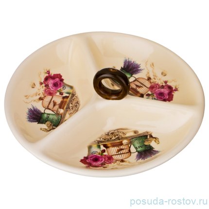 Менажница 22 х 7,5 см с ручкой &quot;Флоренция&quot; / 190300