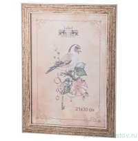 Фоторамка 21 х 30 см /рамка темный с патиной / 329619