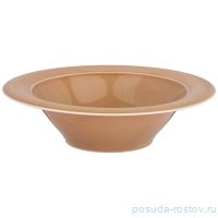 Тарелка 22 см глубокая &quot;tint /мокко&quot; (3шт.) / 263888