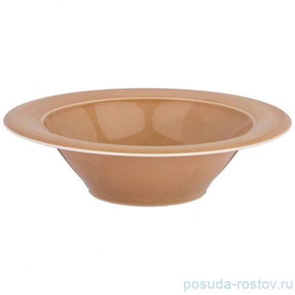 Тарелка 22 см глубокая &quot;tint /мокко&quot; (3шт.) / 263888