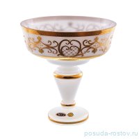 Фруктовница 26 см н/н белая &quot;Версаче /Золотой узор&quot; SC / 154037