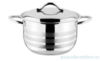 Кастрюля 22 х 12 см с крышкой 4,6 л &quot;SINGLE COOKWARE&quot; / 212038