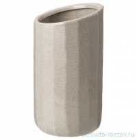 Ваза для цветов 11,6 х 11,6 х 21,2 см серая 1,62 л / 305159