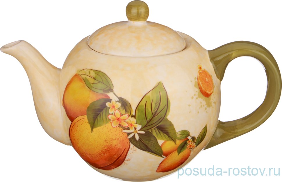 Заварочный чайник 900 мл "Лимоны" / 190223 Заварочный чайник 900 мл "Лимоны" / 190223