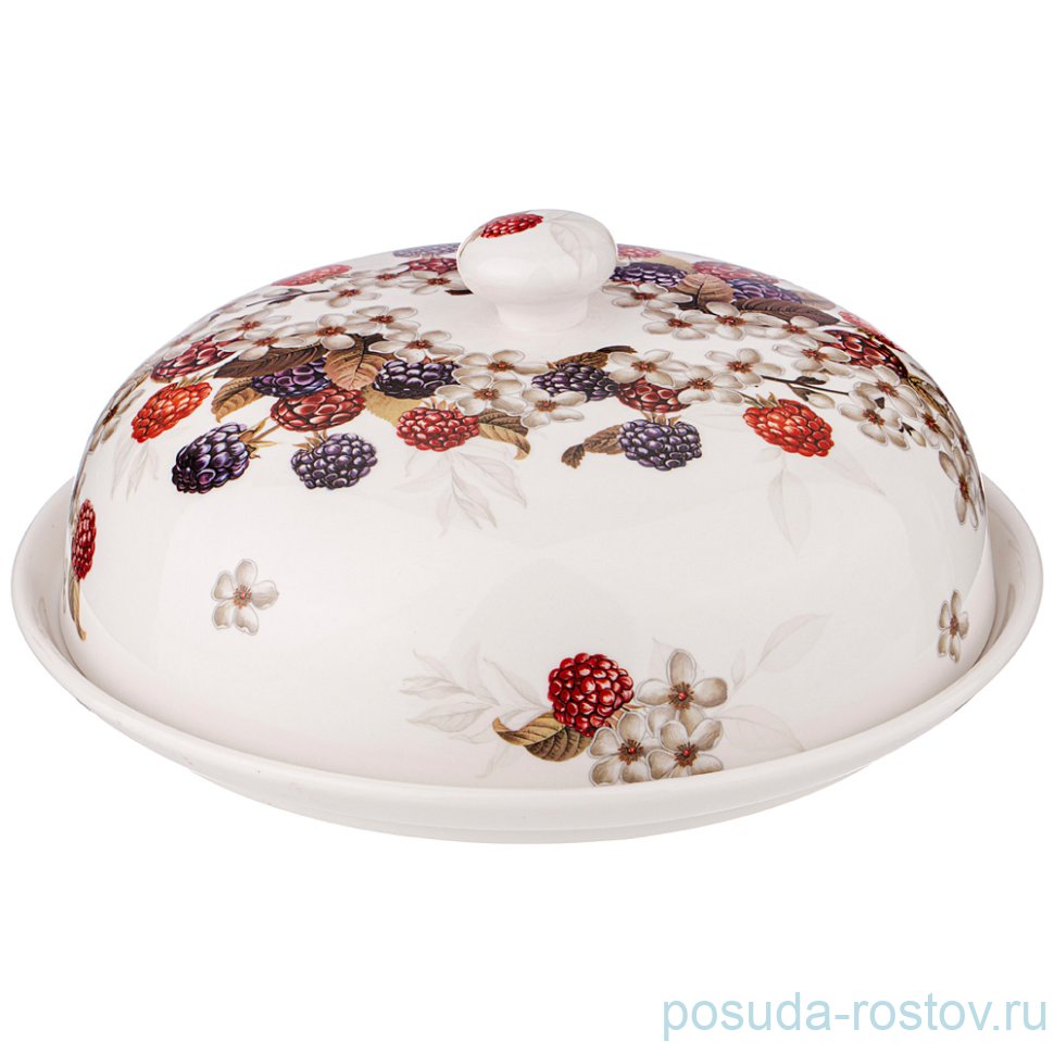 Блюдо для блинов 23 см с крышкой "Ежевика" / 254069