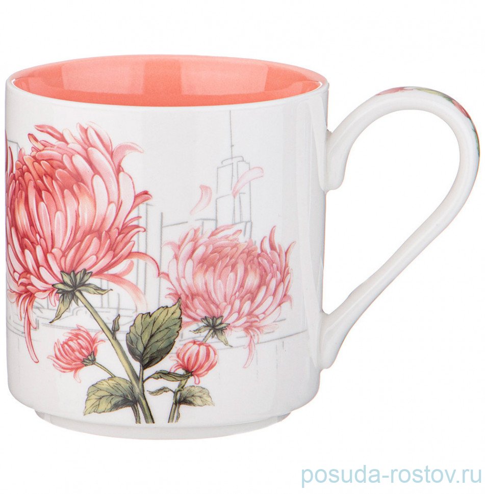 Кружка 360 мл "blossom /хризантема" / 323089