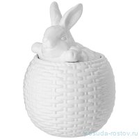 Банка для сыпучих продуктов 14 х 14 х 19 см 950 мл &quot;PRIMAVERA /Кролики&quot; / 220763