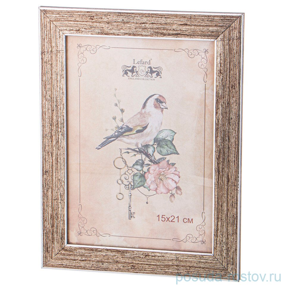 Фоторамка 15 х 21 см /рамка темный с патиной / 329617