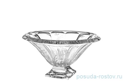 Ваза для фруктов 33,5 см &quot;Champaigh /86J46&quot; хрусталь Йиглава / 120161