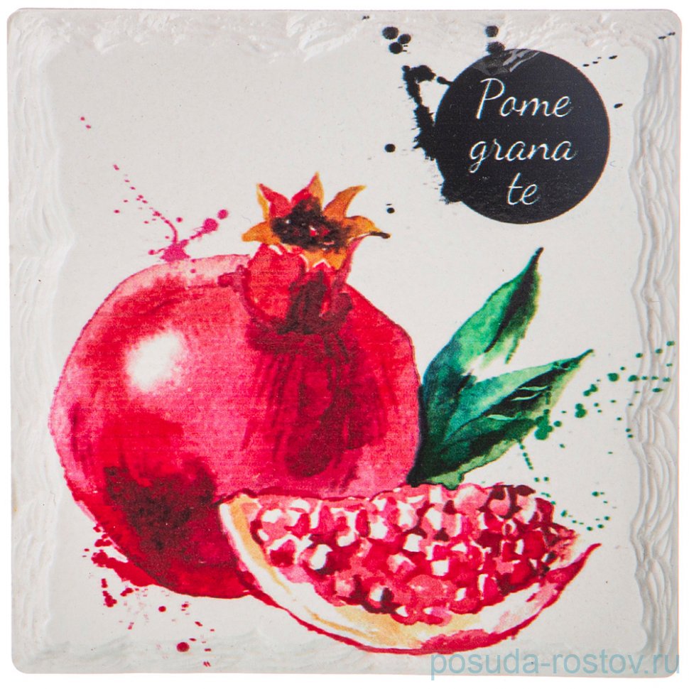 Подставка под горячее 10 х 10 см "гранат" / 224788