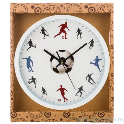 Часы настенные 31 см кварцевые &quot;ФУТБОЛ&quot; / 187982