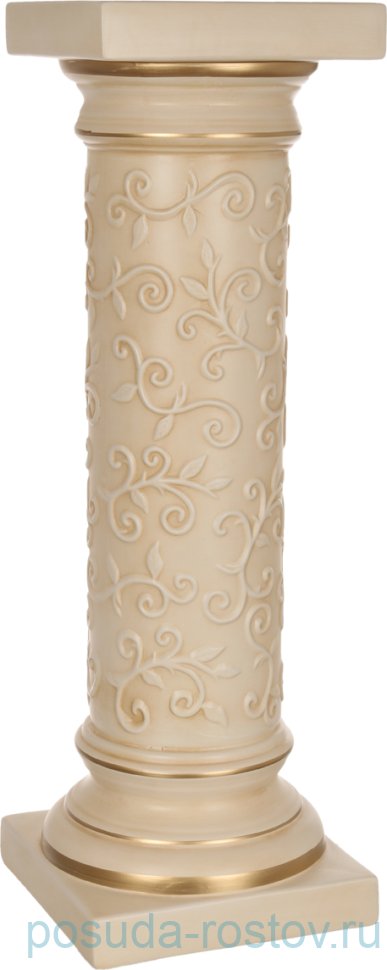 Колонна 78 см персик "арт деко /золотая отводка" / 193590 Колонна 78 см персик "арт деко /золотая отводка" / 193590