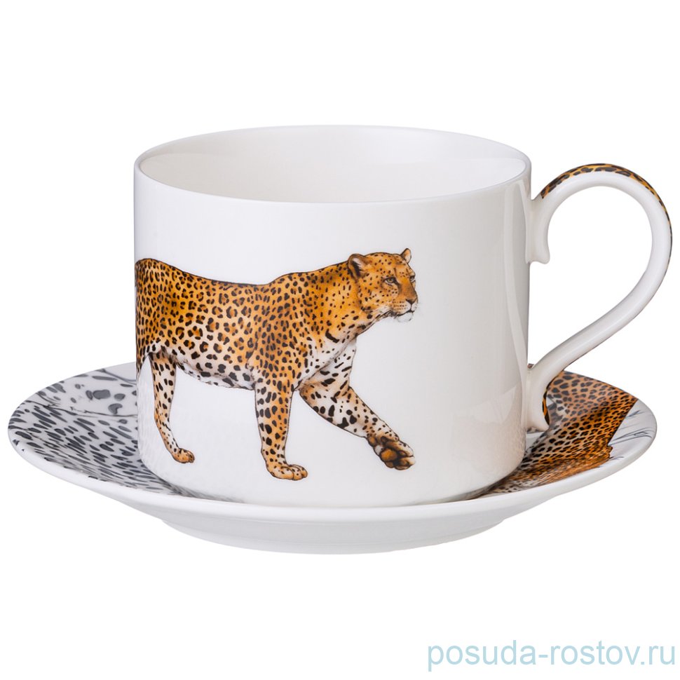 Чайная пара 300 мл "Animal world /Леопард" / 263917