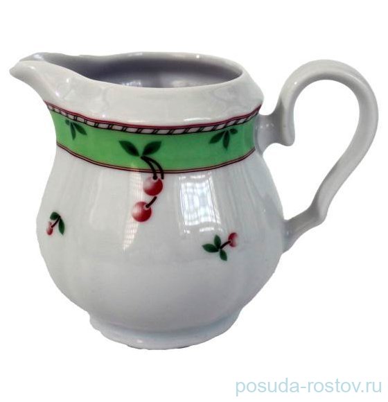 Молочник 250 мл  Thun "Роза /Вишни /Зеленый кант" / 342352