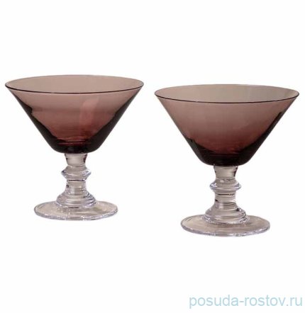 Бокалы для мартини 280 мл 2 шт &quot;Mirage purple&quot; / 343547