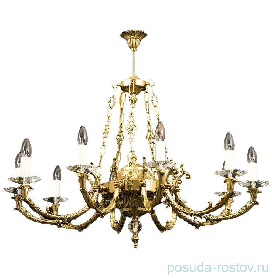 Люстра 10 рожковая Prousek "Проусек" 63 x 63 x 58 см / 301422 Люстра 10 рожковая Prousek "Проусек" 63 x 63 x 58 см / 301422