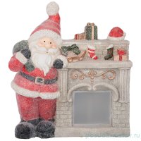 Фигурка 38 х 16 х 44 см &quot;Дед мороз у камина&quot; / 225480