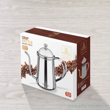 Заварочный чайник 600 мл капельный &quot;Olivia&quot; / 260094