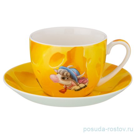 Чайная пара 450 мл 1 шт &quot;Коровки&quot; / 224929