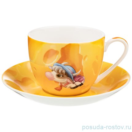 Чайная пара 450 мл 1 шт &quot;Коровки&quot; / 224929