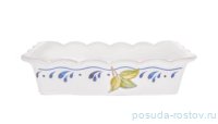 Блюдо для запекания 25,5 х 15 см прямоугольное &quot;Artigianato ceramico /Лесные ягоды&quot; / 243559