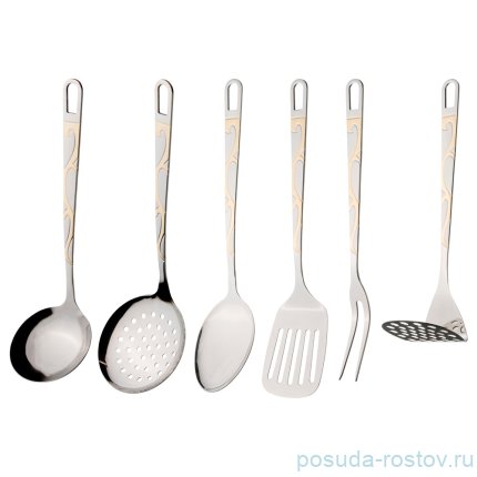 Набор кухонных принадлежностей 7 предметов на подставке &quot;Agness&quot; / 196041
