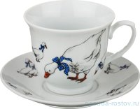 Чайная пара 200 мл 1 шт &quot;Гуси&quot; / 194415