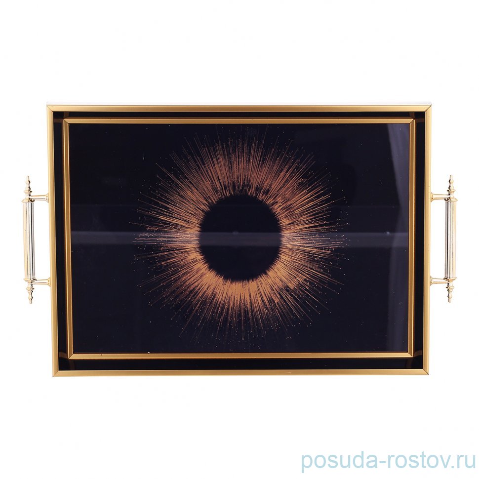 Поднос 31 х 43 см прямоугольный с ручками "Dementia Koleksiyon" / 341566