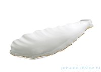 Блюдо 20 см ракушка &quot;Корона /Отводка золото&quot; / 088776