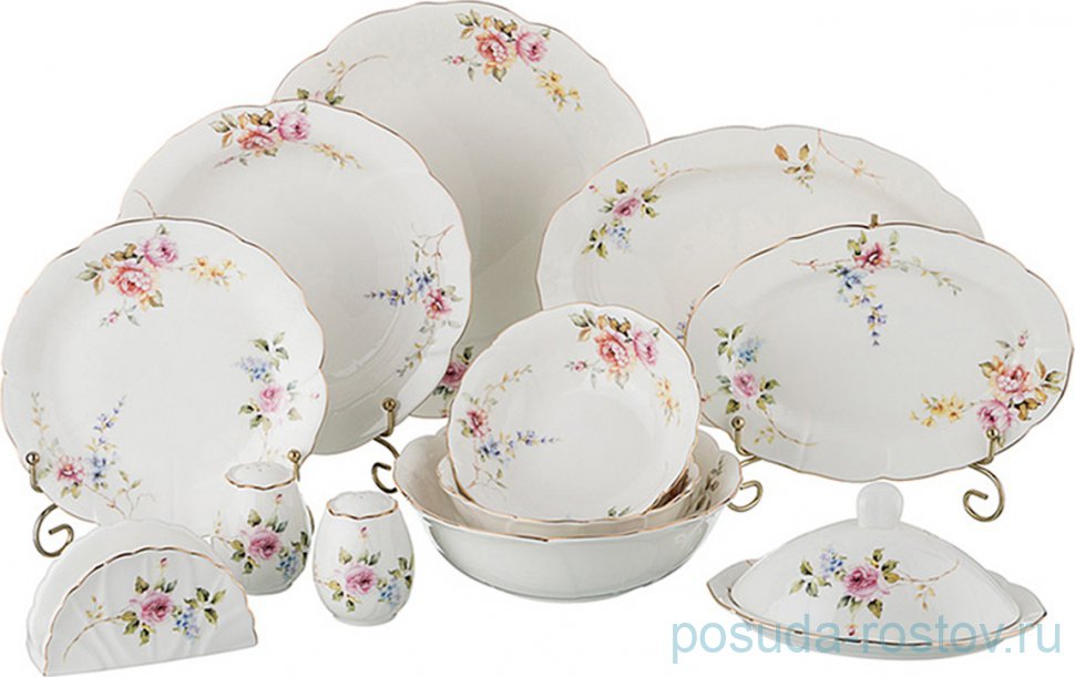 Столовый сервиз на 6 персон 27 предметов (без супника) "Валерия" / 192567