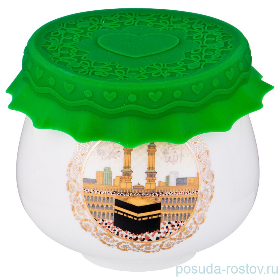 Емкость для меда/варенья 180 мл с силиконовой крышкой "Сура" / 190438