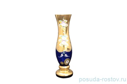 Ваза для цветов 20 см &quot;Лепка синяя&quot; E-V / 049085