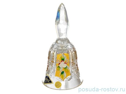 Колокольчик 12,6 см &quot;Хрусталь с золотом&quot; / 037986