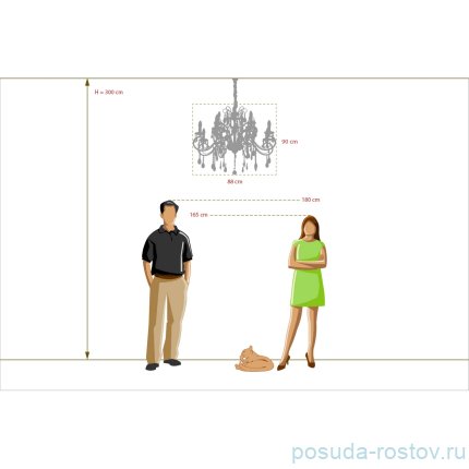 Люстра 12 рожковая &quot;Сюзанна&quot; / 299591