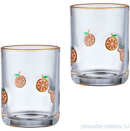 Стаканы для виски 400 мл 2 шт &quot;Fruity orange&quot; / 379694