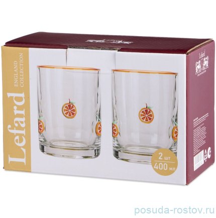 Стаканы для виски 400 мл 2 шт &quot;Fruity orange&quot; / 379694