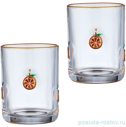 Стаканы для виски 400 мл 2 шт &quot;Fruity orange&quot; / 379694