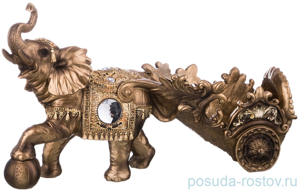 Подставка под бутылку 40 х 14 х 24 см "Слон" / 224616 Подставка под бутылку 40 х 14 х 24 см "Слон" / 224616