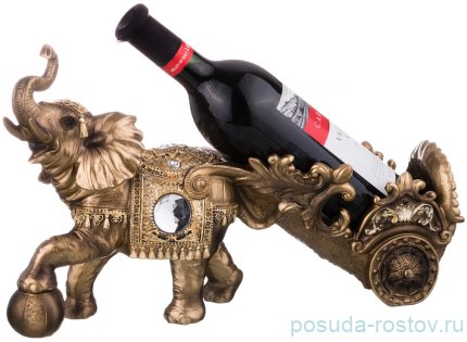 Подставка под бутылку 40 х 14 х 24 см &quot;Слон&quot; / 224616