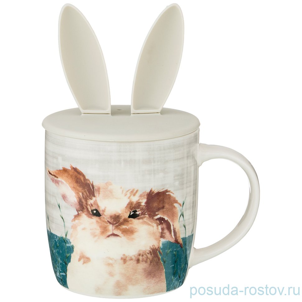 Кружка 420 мл с силиконовой крышкой "Лесная сказка" / 210555