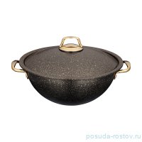 Казан 30 х 13,5 см с крышкой 6,5 л &quot;Agness /Премиум /Черное золото&quot; / 228911